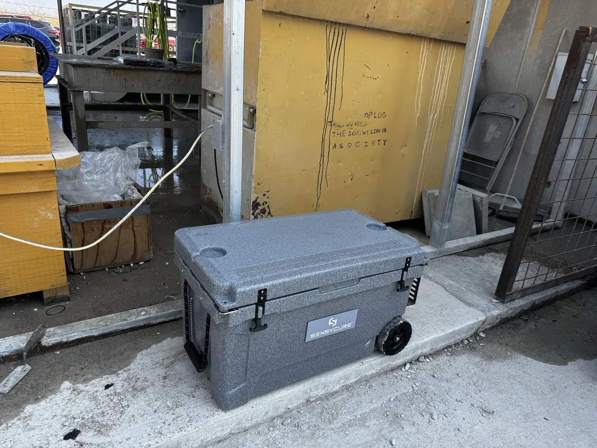 SensyCure match-cure chamber connected and running on site at NAPCO Precast